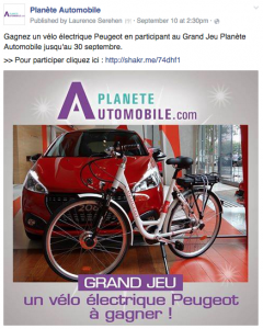 Jeu Facebook & campagne Facebook Ads